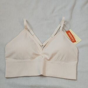 NWT Luvlette Racerback Ribbed Bra